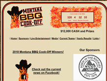Tablet Screenshot of montanabbqcookoff.com